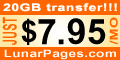 20GB transfer for $7.95 a month